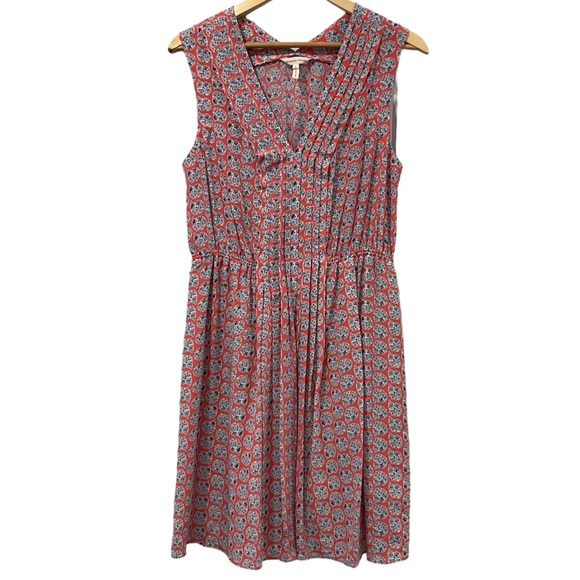 Rebecca Taylor Silk Dress Ditzy Floral Print Sleeveless Coquette Dainty … - Picture 2 of 16